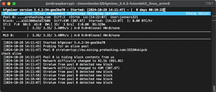 Moonlander mining